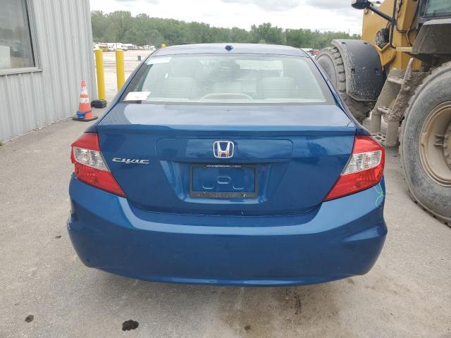 2HGFB2F91CH505231 - 2012 HONDA CIVIC EXL BLUE photo 6