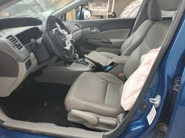 2HGFB2F91CH505231 - 2012 HONDA CIVIC EXL BLUE photo 7