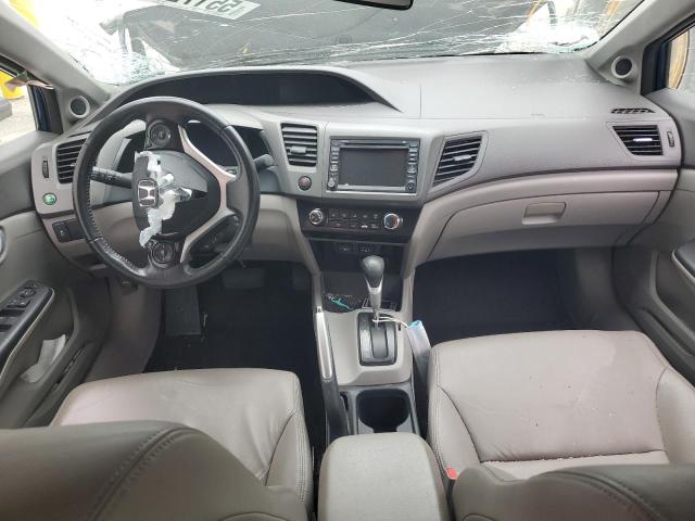 2HGFB2F91CH505231 - 2012 HONDA CIVIC EXL BLUE photo 8
