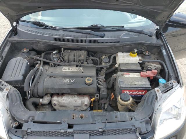 KL1TD56628B145056 - 2008 CHEVROLET AVEO BASE BLACK photo 11