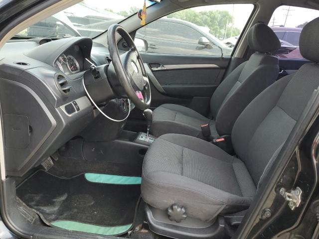 KL1TD56628B145056 - 2008 CHEVROLET AVEO BASE BLACK photo 7
