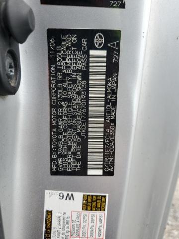 JTKDE177670193138 - 2007 TOYOTA SCION TC 银色 照片 13