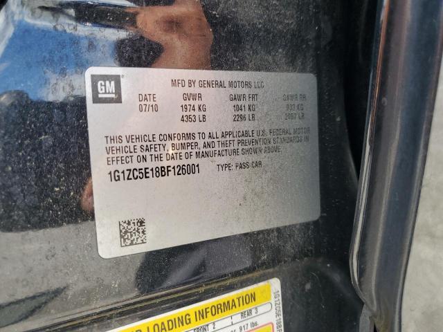 1G1ZC5E18BF126001 - 2011 CHEVROLET MALIBU 1LT 黑色 照片 12