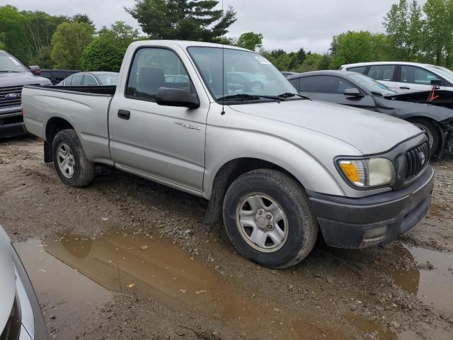 5TENL42N22Z126229 - 2002 TOYOTA TACOMA SILVER photo 4