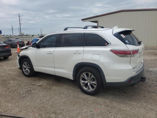 5TDJKRFH0FS090448 - 2015 TOYOTA HIGHLANDER XLE WHITE photo 2