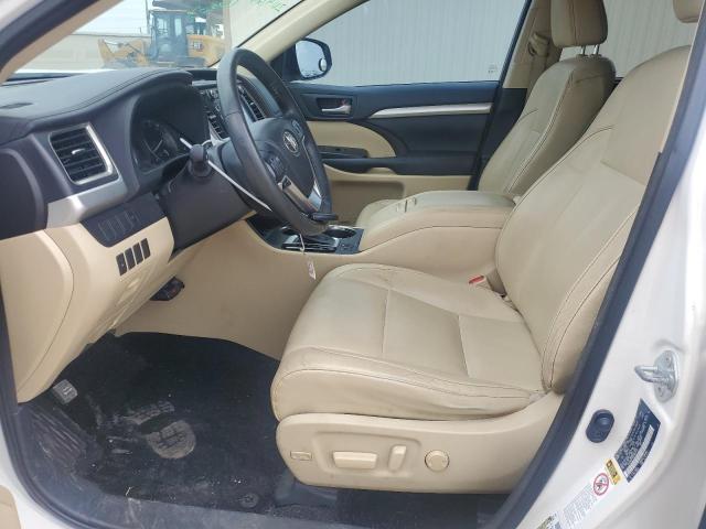 5TDJKRFH0FS090448 - 2015 TOYOTA HIGHLANDER XLE WHITE photo 7