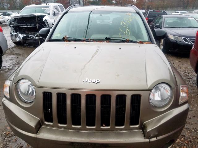 1J8FT47W47D103713 - 2007 JEEP COMPASS  photo 9