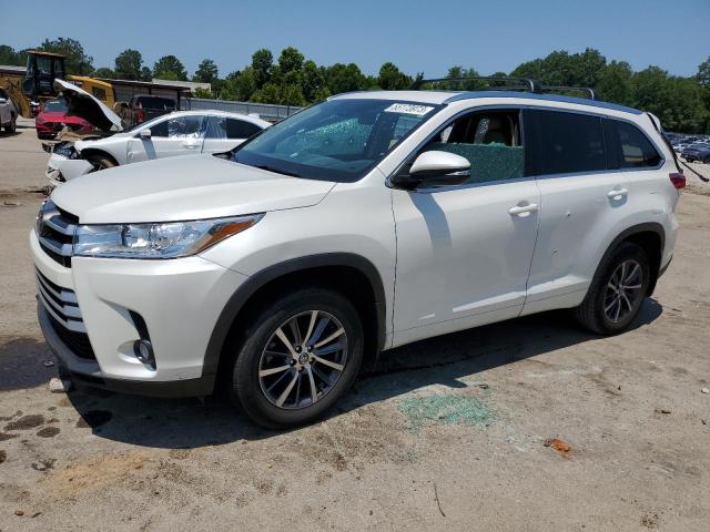 5TDKZRFH6HS519319 - 2017 TOYOTA HIGHLANDER SE WHITE photo 1