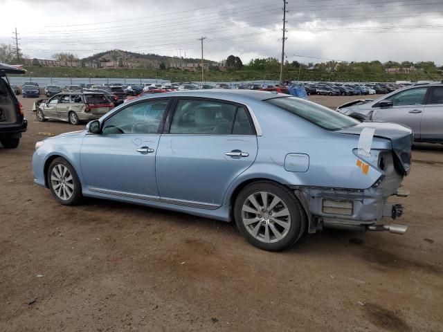 4T1BK3DB1BU418686 - 2011 TOYOTA AVALON BASE BLUE photo 2