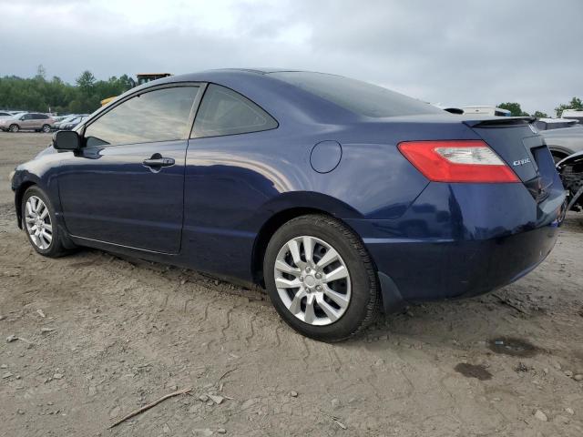 2HGFG1B6XAH520458 - 2010 HONDA CIVIC LX BLUE photo 2