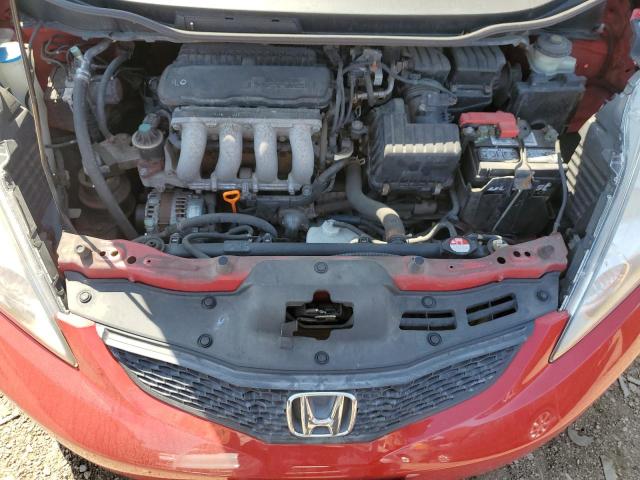 JHMGE88649S014460 - 2009 HONDA FIT SPORT RED photo 11