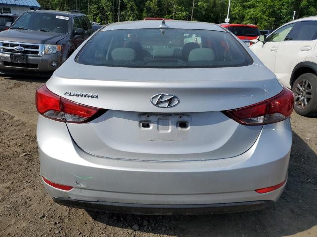 5NPDH4AE2FH598440 - 2015 HYUNDAI ELANTRA SE SILVER photo 6