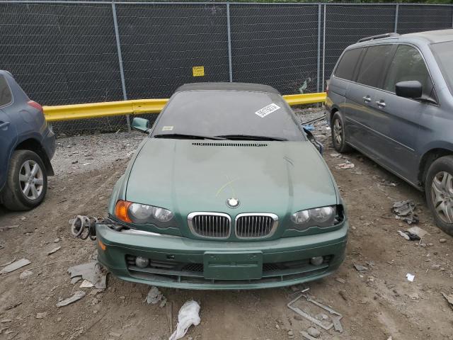 WBABR3344YEA82702 - 2000 BMW 323 CI GREEN photo 5