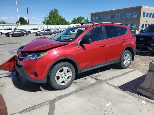 JTMBFREV3FD109991 - 2015 TOYOTA RAV4 LE RED photo 1