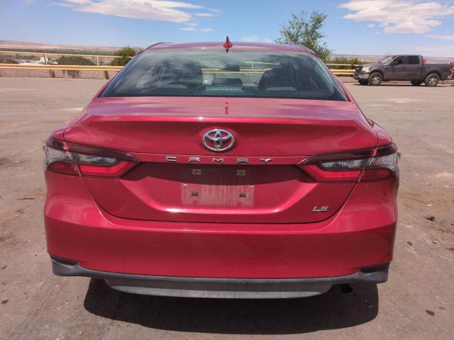 4T1C11AK2PU103726 - 2023 TOYOTA CAMRY LE წითელი ფოტო 6