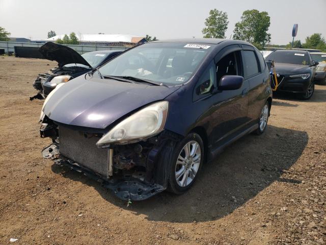 JHMGE88489S006814 - 2009 HONDA FIT SPORT BLUE photo 1