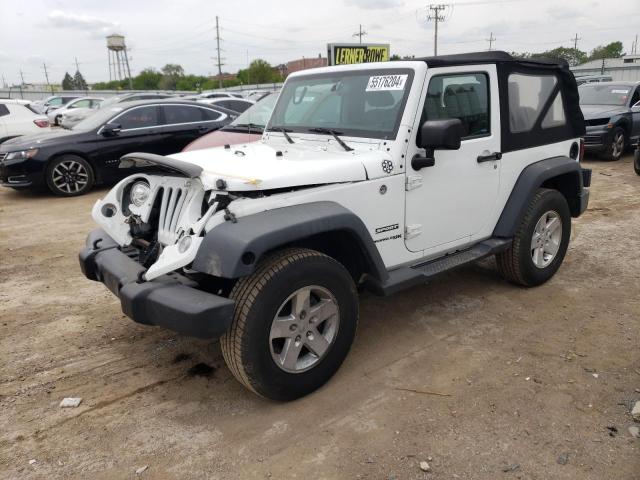 1C4AJWAG7JL828675 - 2018 JEEP WRANGLER SPORT WHITE photo 1