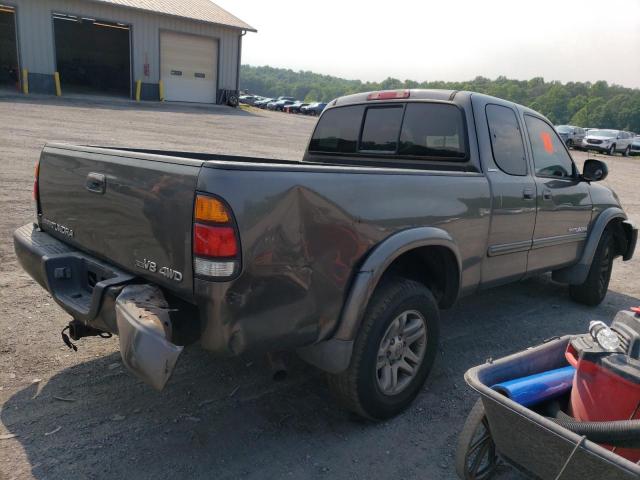 5TBBT48163S435622 - 2003 TOYOTA TUNDRA ACCESS CAB LIMITED GRAY photo 3