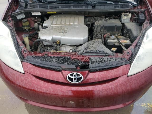 5TDZK23C49S270748 - 2009 TOYOTA SIENNA CE MAROON photo 11