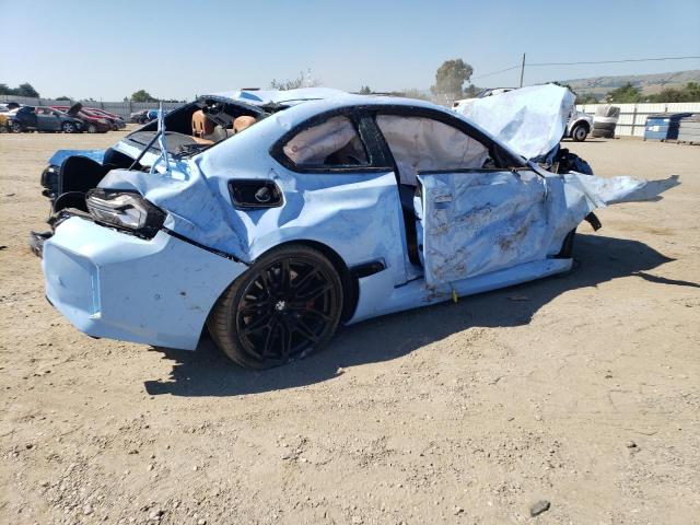 3MF13DM02R8E20310 - 2024 BMW M2 BLUE photo 3