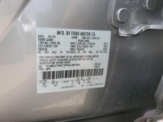 5LM5J7WC3PGL06164 - 2023 LINCOLN AVIATOR RESERVE SILVER photo 13