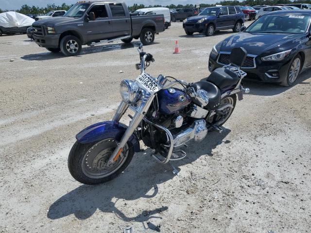 1HD1BX5167Y054079 - 2007 HARLEY-DAVIDSON FLSTF BLUE photo 2