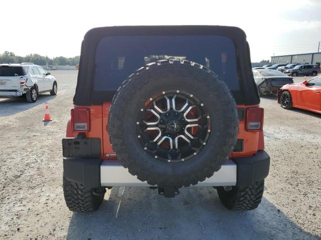 1C4AJWBG0FL617582 - 2015 JEEP WRANGLER SAHARA ORANGE photo 6