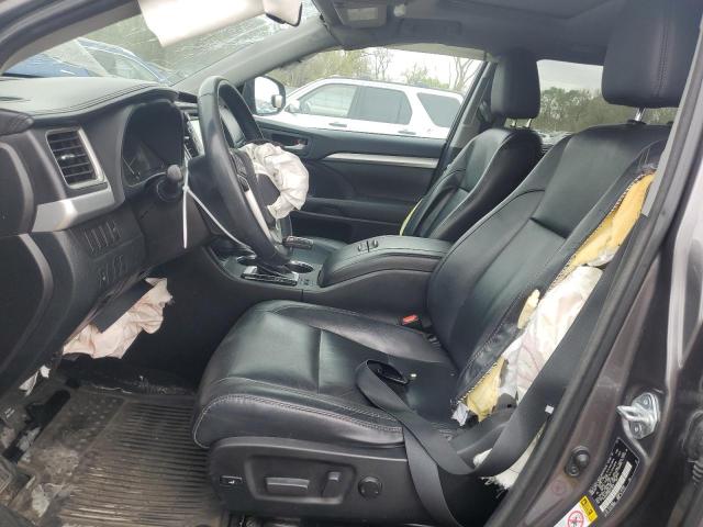 5TDJKRFH8GS273968 - 2016 TOYOTA HIGHLANDER XLE GRAY photo 7