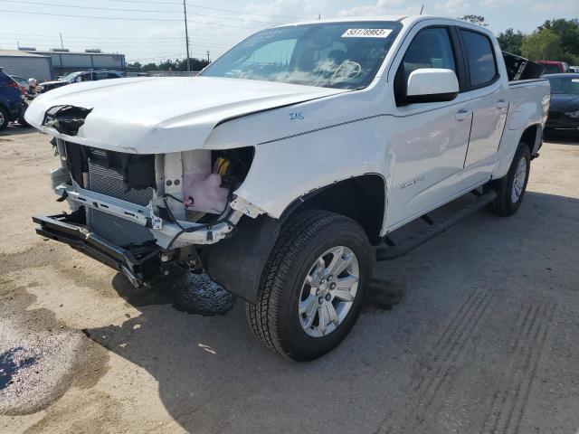 1GCGSCEN0N1326669 - 2022 CHEVROLET COLORADO LT WHITE photo 1