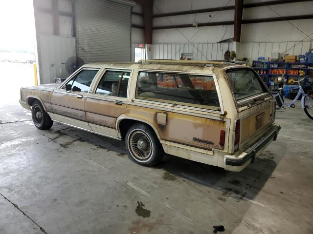 2FABP79F9KX211387 - 1989 FORD CROWN VICT COUNTRY SQUIRE LX CREAM photo 2