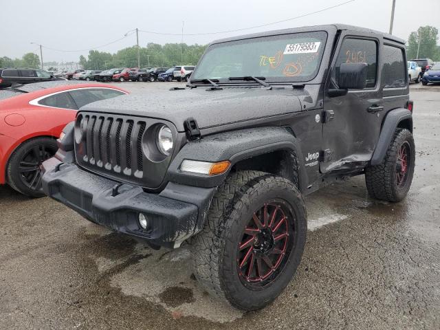 1C4HJXAG4MW671503 - 2021 JEEP WRANGLER SPORT BLACK photo 1