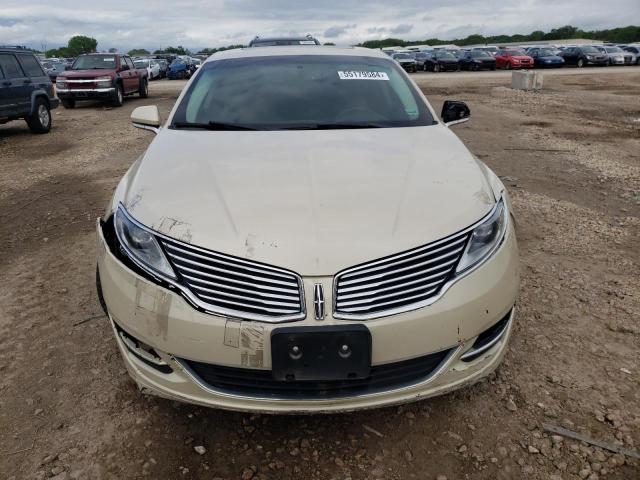 3LN6L2GKXGR633406 - 2016 LINCOLN MKZ BEIGE photo 5