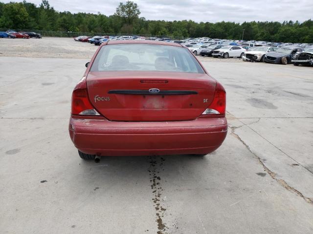 1FAFP34Z94W150696 - 2004 FORD FOCUS SE COMFORT RED photo 6