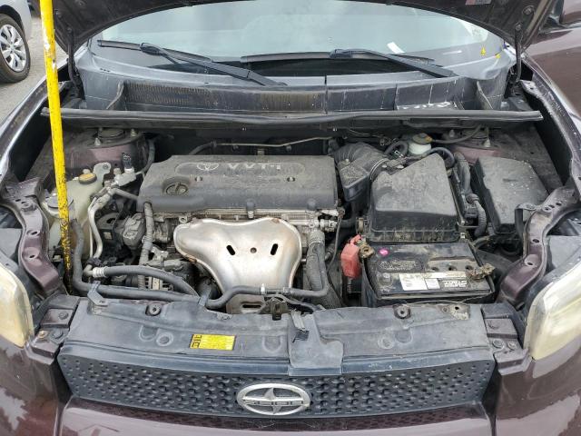 JTLKE50E081010668 - 2008 TOYOTA SCION XB MAROON photo 11