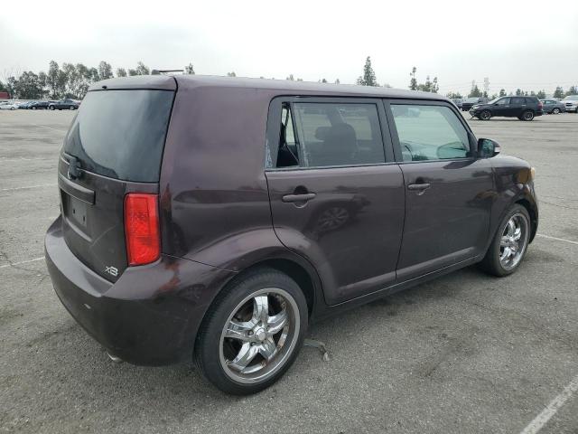 JTLKE50E081010668 - 2008 TOYOTA SCION XB MAROON photo 3