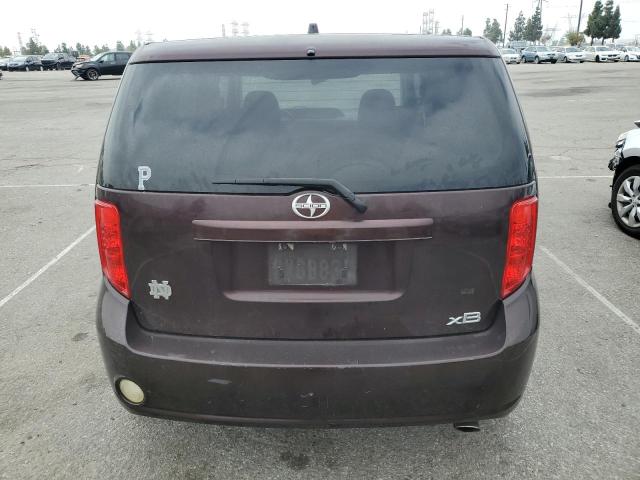 JTLKE50E081010668 - 2008 TOYOTA SCION XB MAROON photo 6