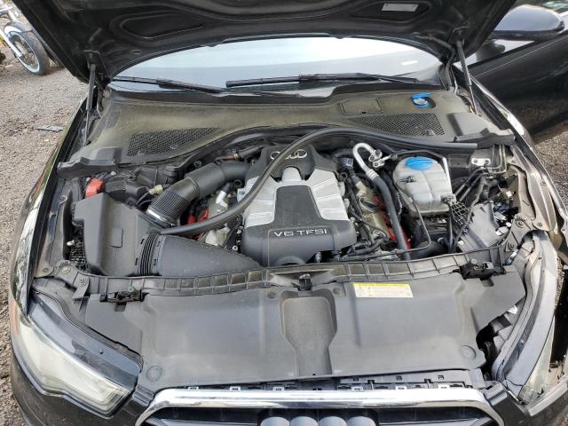 WAUHGAFC8DN066792 - 2013 AUDI A6 PRESTIGE შავი ფოტო 11