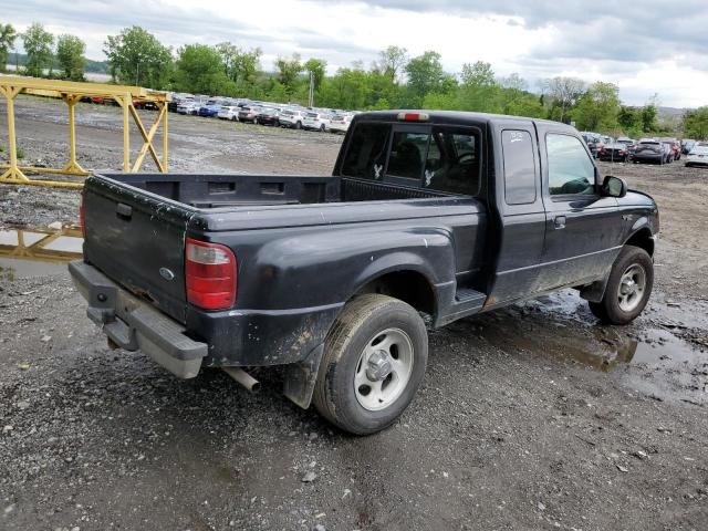 1FTZR15U11PA03965 - 2001 FORD RANGER SUPER CAB BLACK photo 3