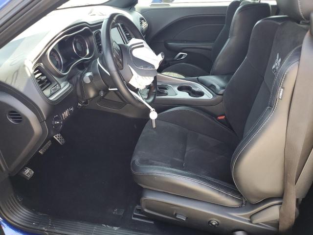 2C3CDZFJ8MH670388 - 2021 DODGE CHALLENGER R/T SCAT PACK BLUE photo 7