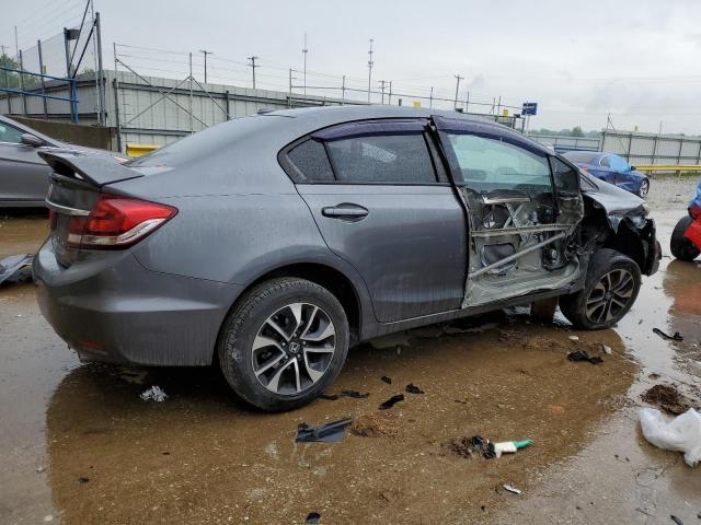 19XFB2F99DE258133 - 2013 HONDA CIVIC EXL ნაცრისფერი ფოტო 3