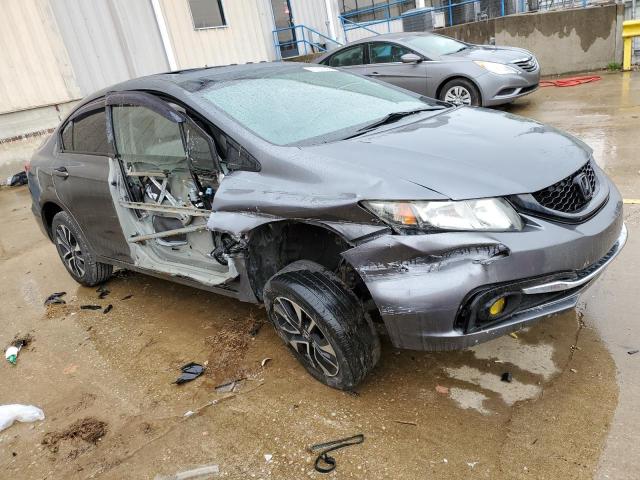 19XFB2F99DE258133 - 2013 HONDA CIVIC EXL ნაცრისფერი ფოტო 4