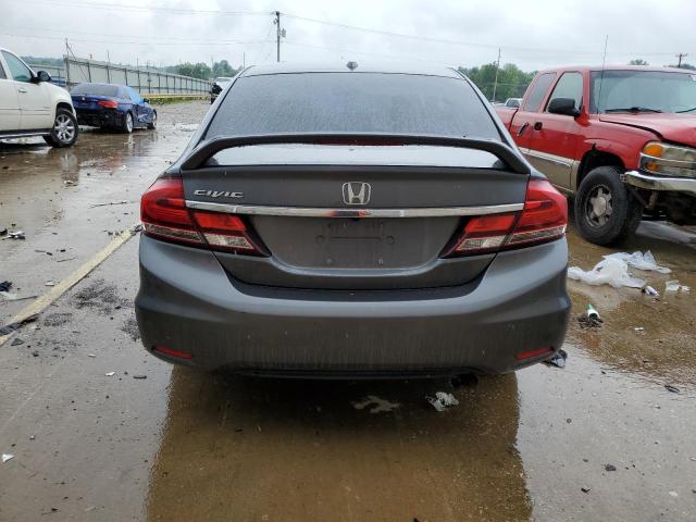 19XFB2F99DE258133 - 2013 HONDA CIVIC EXL ნაცრისფერი ფოტო 6