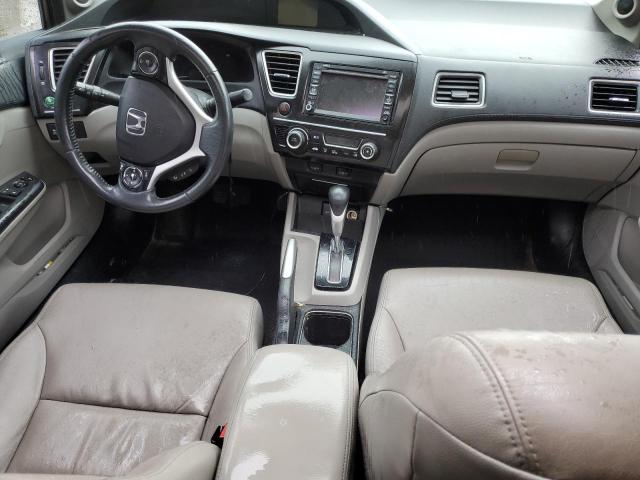 19XFB2F99DE258133 - 2013 HONDA CIVIC EXL ნაცრისფერი ფოტო 8