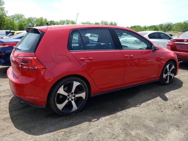 3VW547AU9HM043486 - 2017 VOLKSWAGEN GTI SPORT RED photo 3