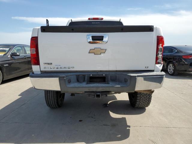 3GCEK23329G117816 - 2009 CHEVROLET SILVERADO K1500 LT WHITE photo 6