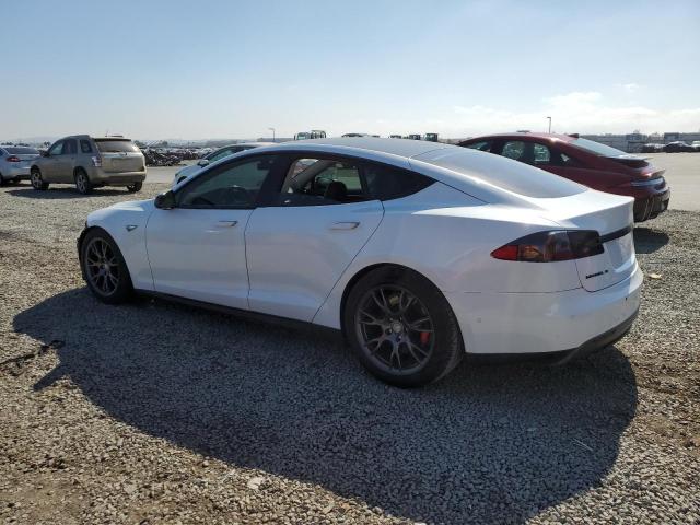 5YJSA1H2XEFP65095 - 2014 TESLA MODEL S WHITE photo 2