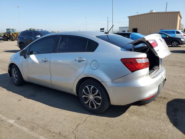 KNADM4A35G6637721 - 2016 KIA RIO LX SILVER photo 2