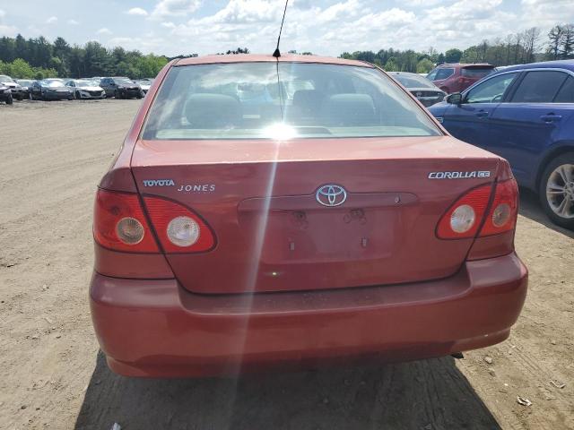 2T1BR32E58C921902 - 2008 TOYOTA COROLLA CE RED photo 6