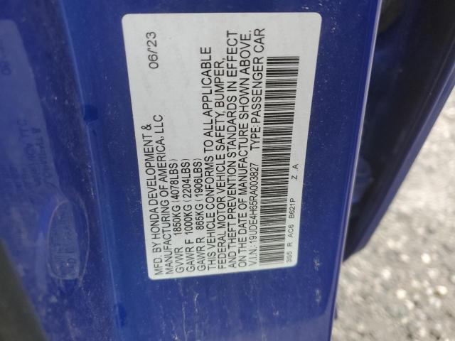 19UDE4H65RA003827 - 2024 ACURA INTEGRA A-SPEC TECH BLUE photo 12
