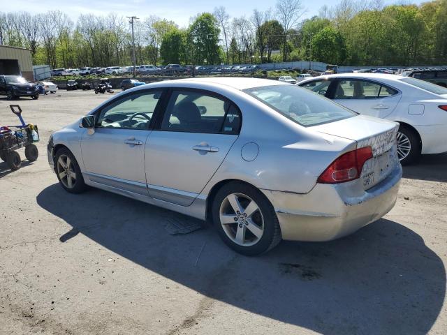 1HGFA16876L067424 - 2006 HONDA CIVIC EX SILVER photo 2